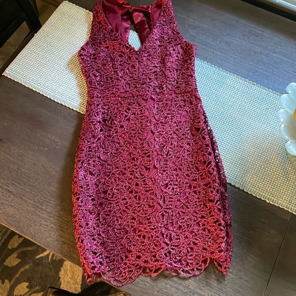 B Darlin Dresses & Skirts - B. Darlin Sequin and Lace Dress